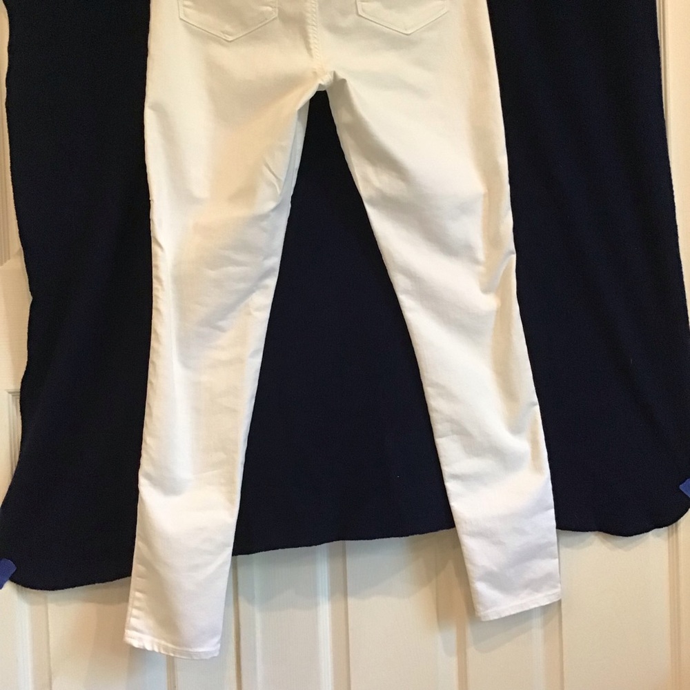 Old Navy White Rockstar Jeans Size 14 Long - Picture 8 of 9